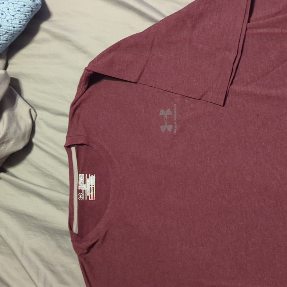 Under Armour Maroon Logo Shirt